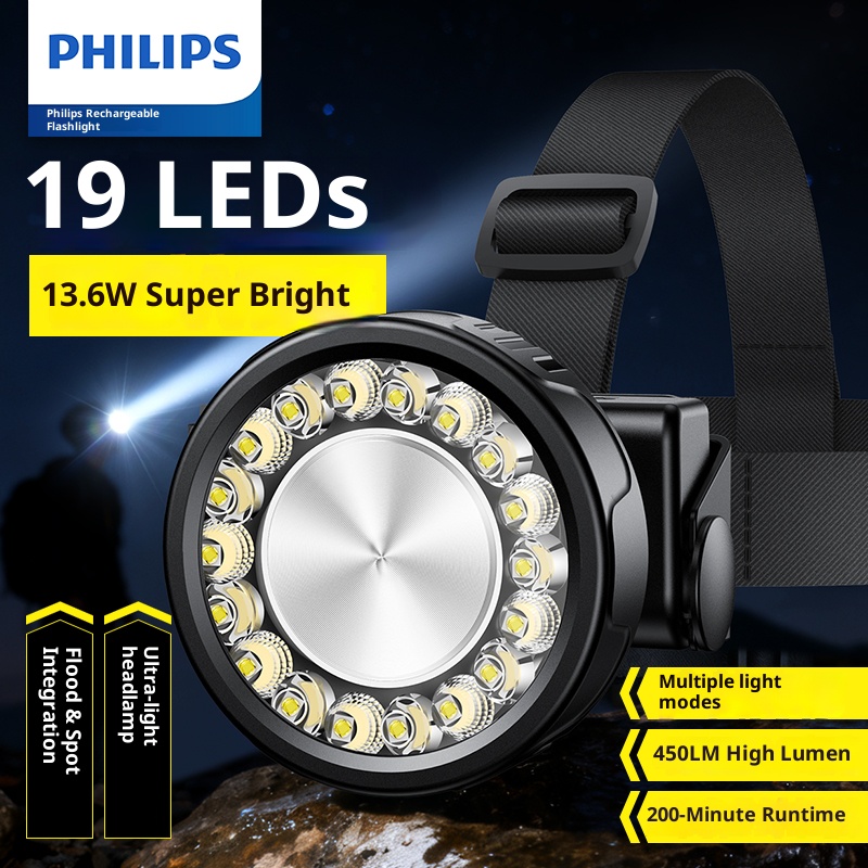 Outdoor Adventure Trips - Lampu Depan LED Philips 19 Manik