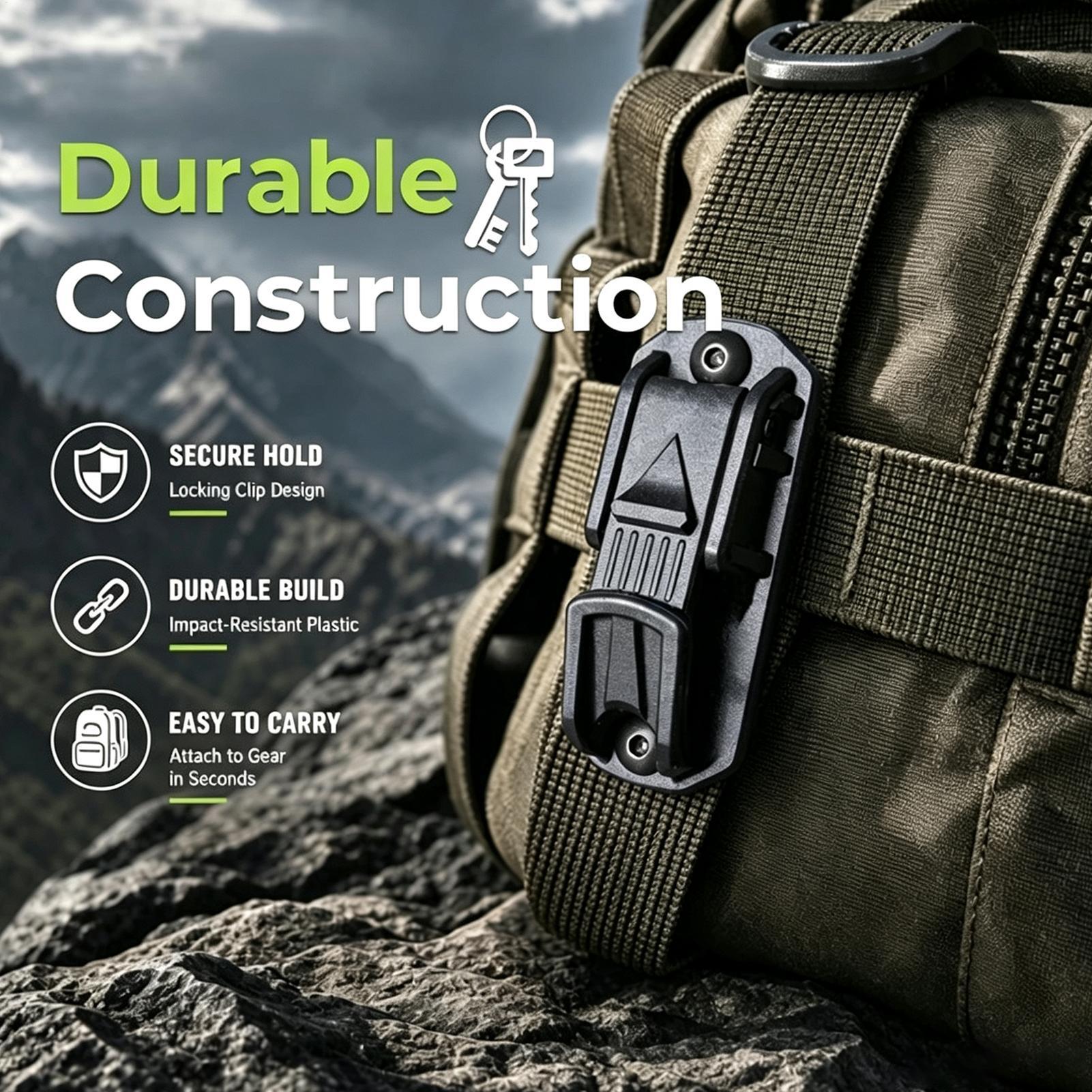 1 buah klip kunci sabuk multif - Outdoor Adventure Backpack ulasan dan harga