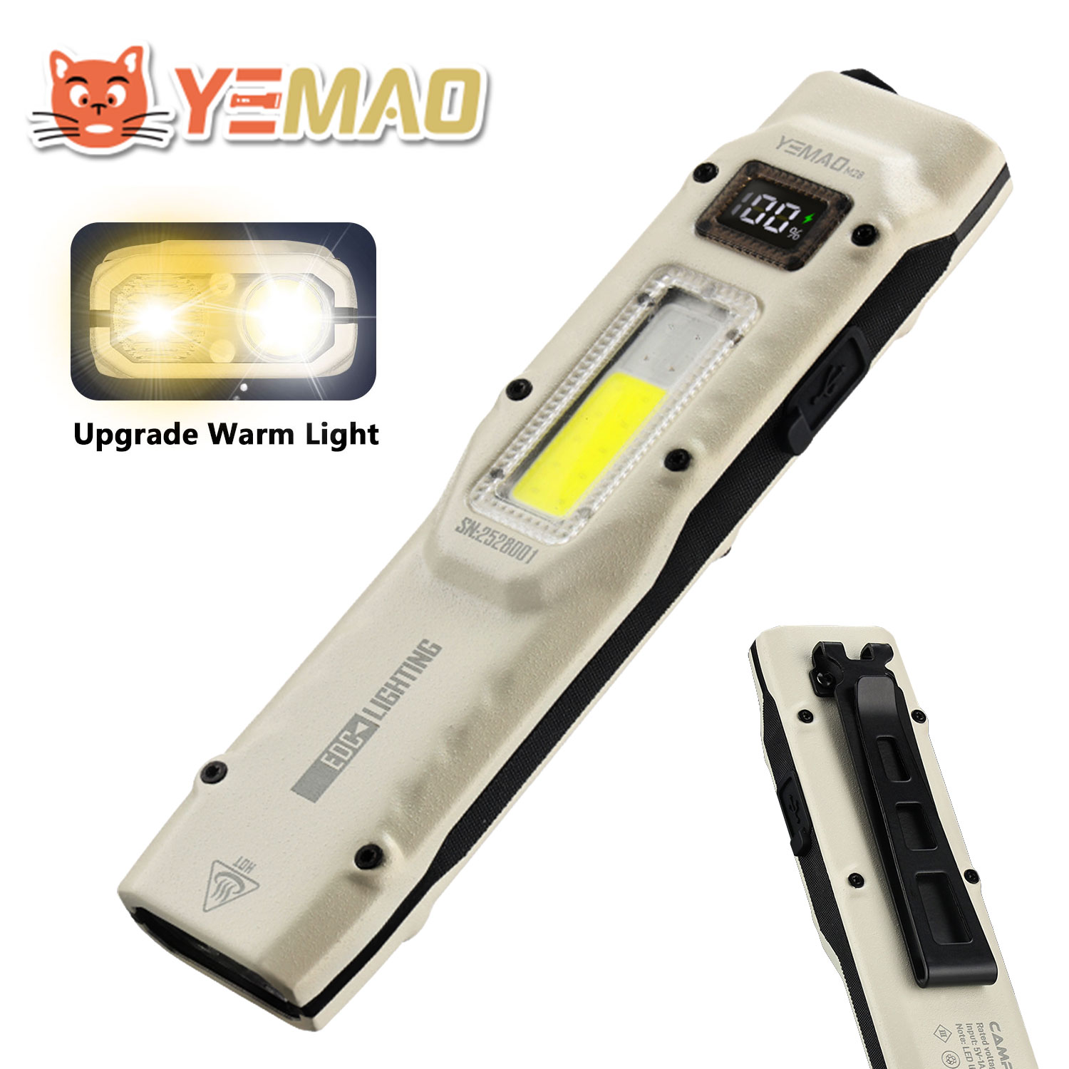 YEMAO M28 Senter EDC Super Ter - Outdoor Adventure Trips ulasan dan harga