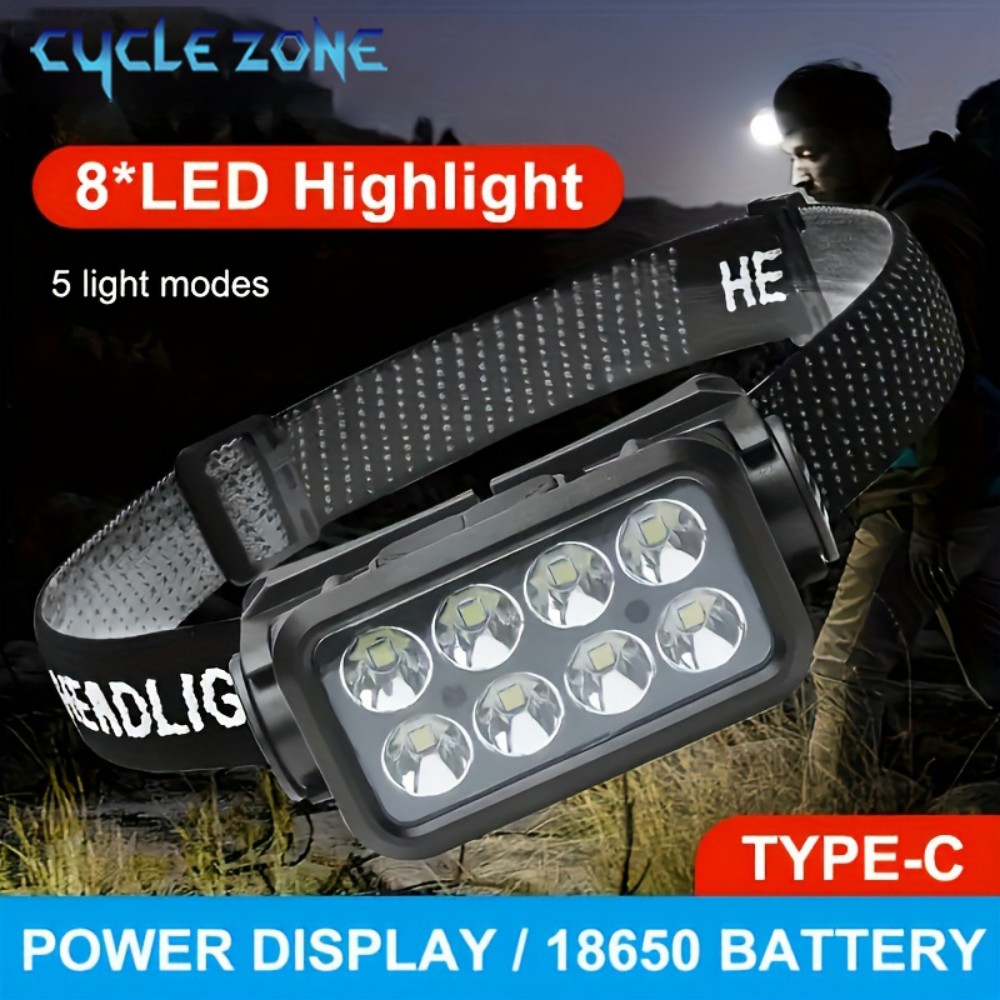 Lampu depan LED 8 