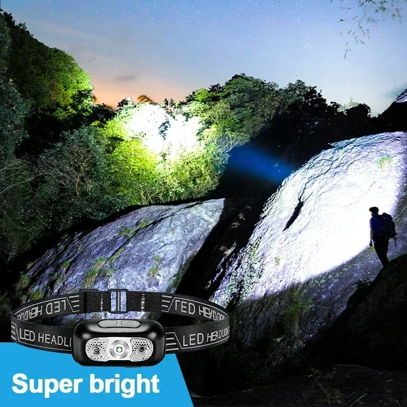 Lampu Kepala Induksi LED yang  - Outdoor Adventure Trips ulasan dan harga